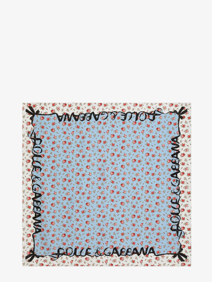 Silk foulard with Roselline print thumbnail