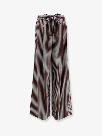 Pajamas striped poplin trousers thumbnail
