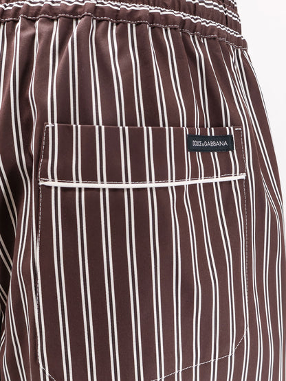 Pajamas striped poplin trousers thumbnail
