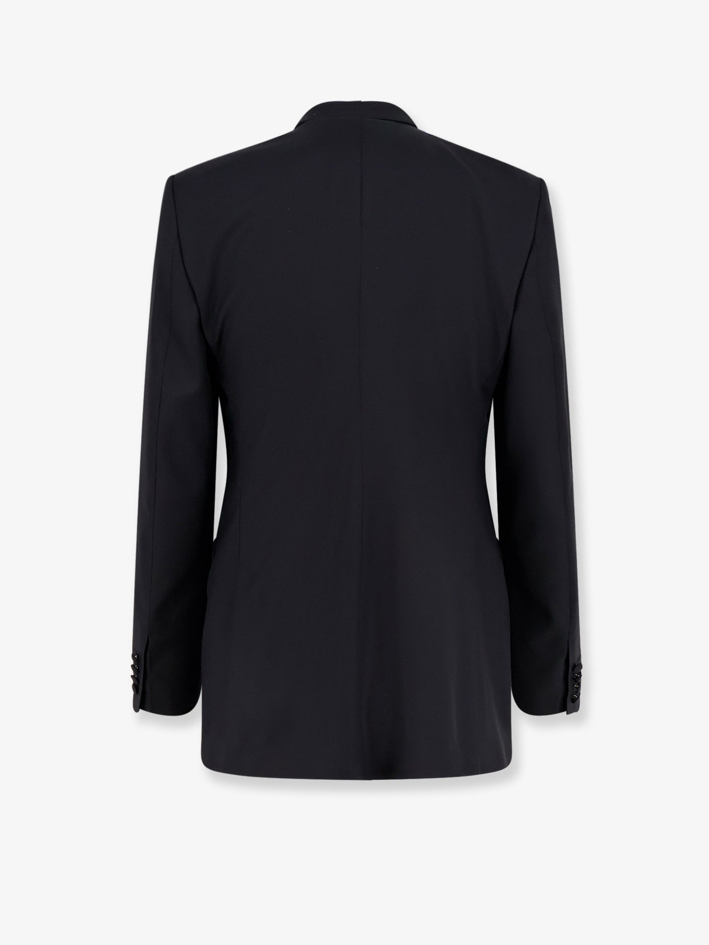 Double-breasted virgin wool blazer