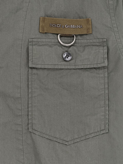 Cotton shirt with Logo patch thumbnail