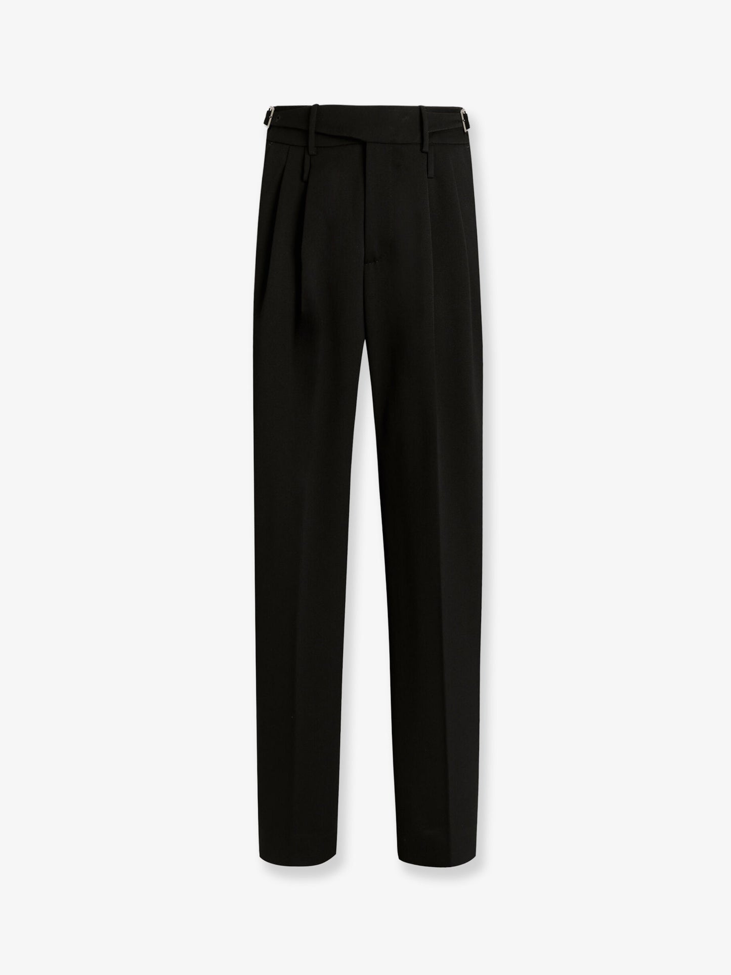 Virgin wool trousers with frontal pinces