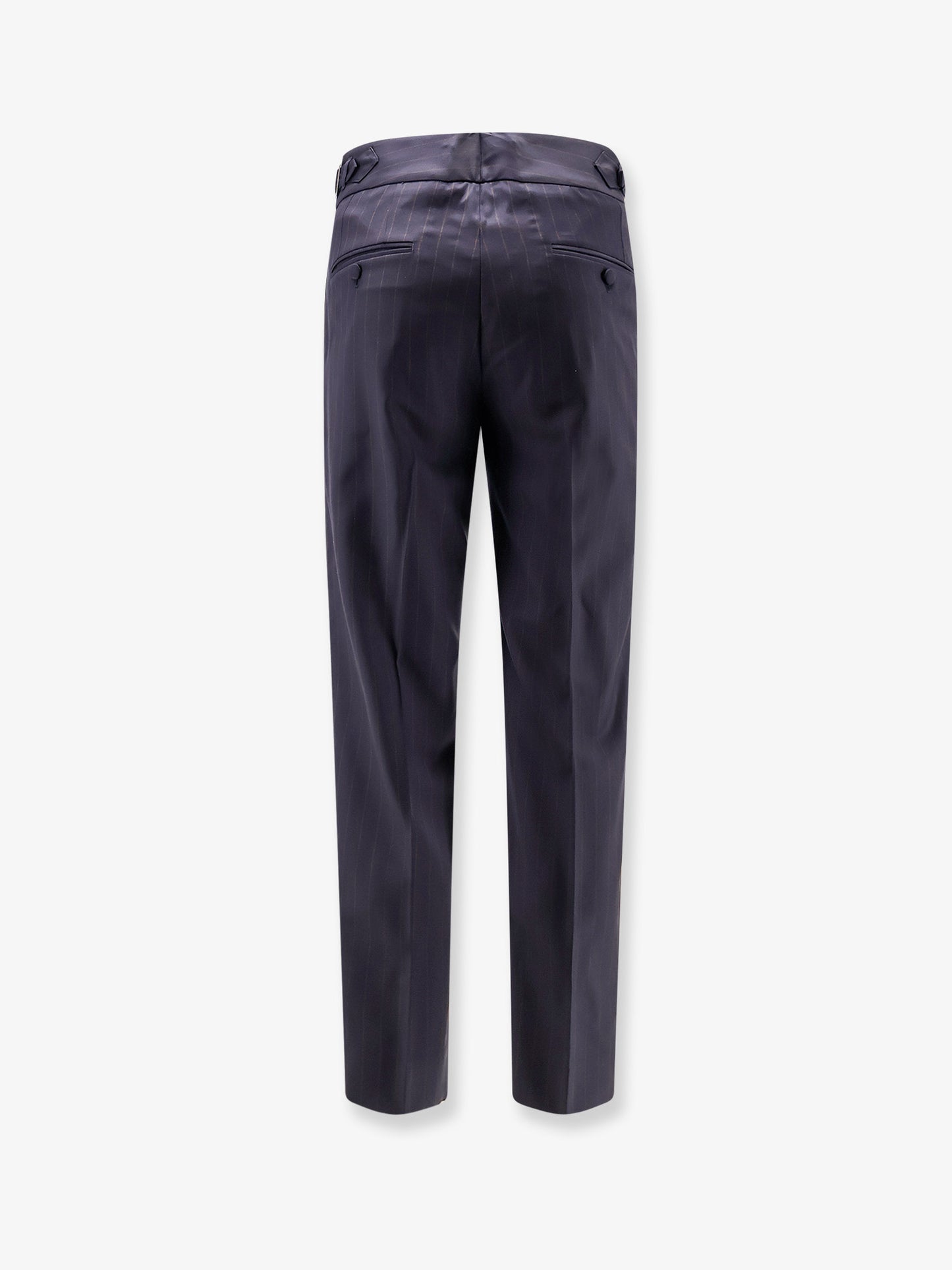 Pantaloni in lana vergine con pinces