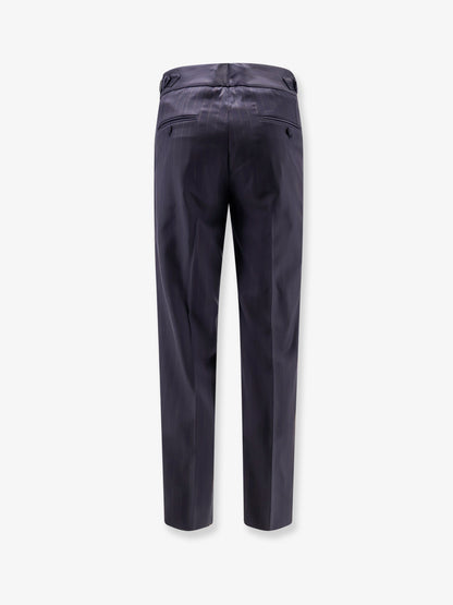 Pantaloni in lana vergine con pinces thumbnail