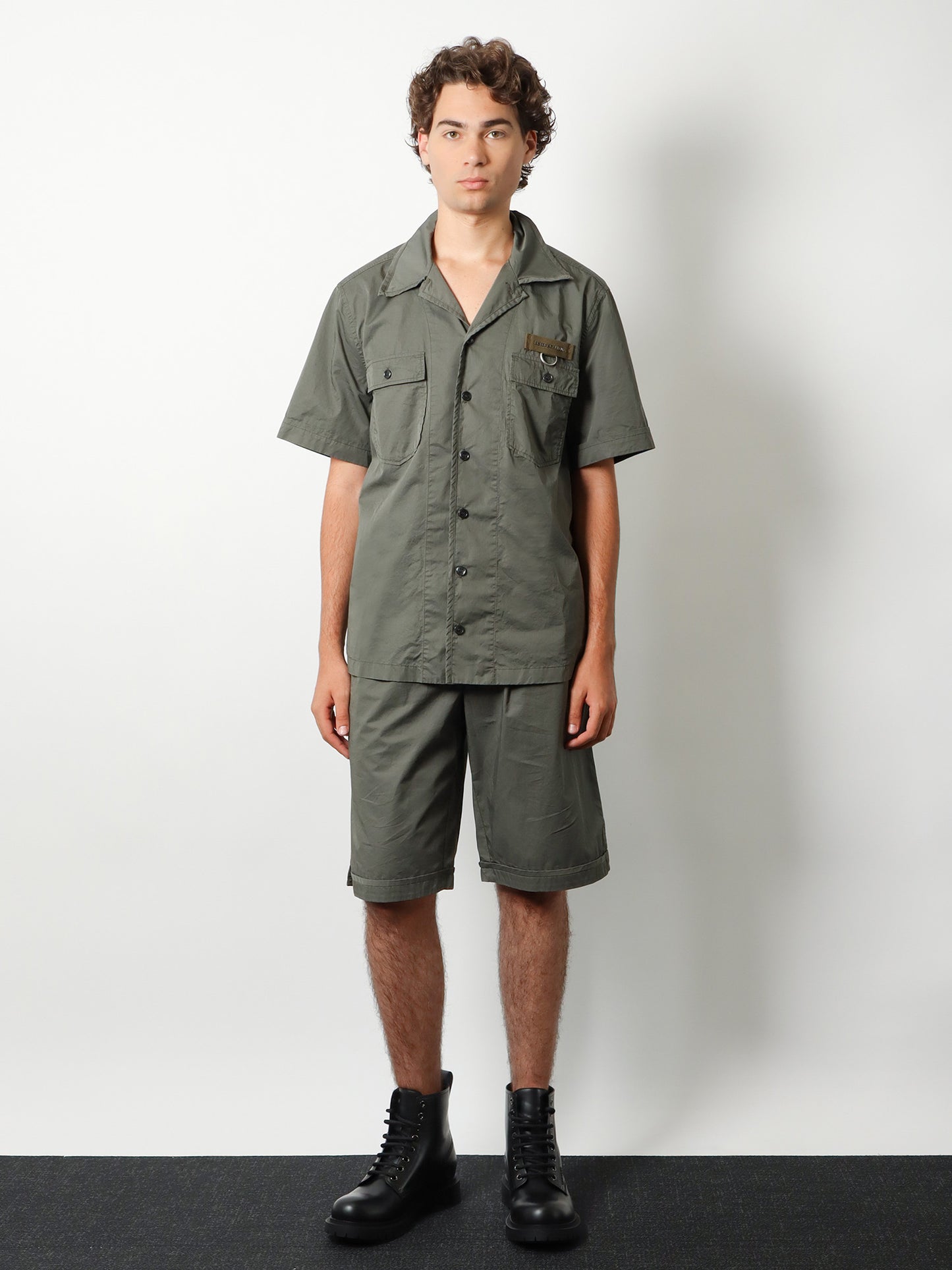 Cotton shorts with Logo detail