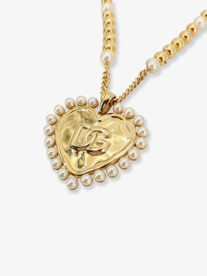 Everyday brass necklace with DG logo thumbnail