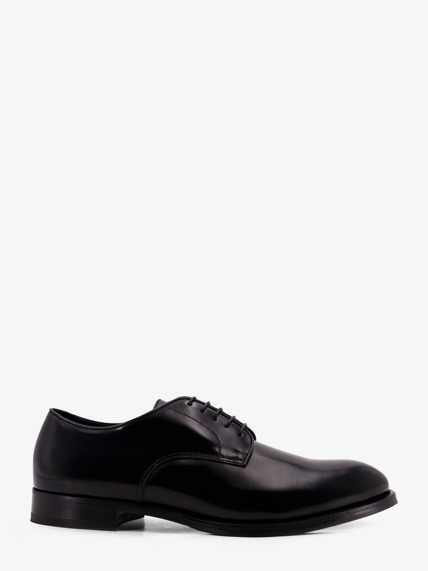 Leather lace-up