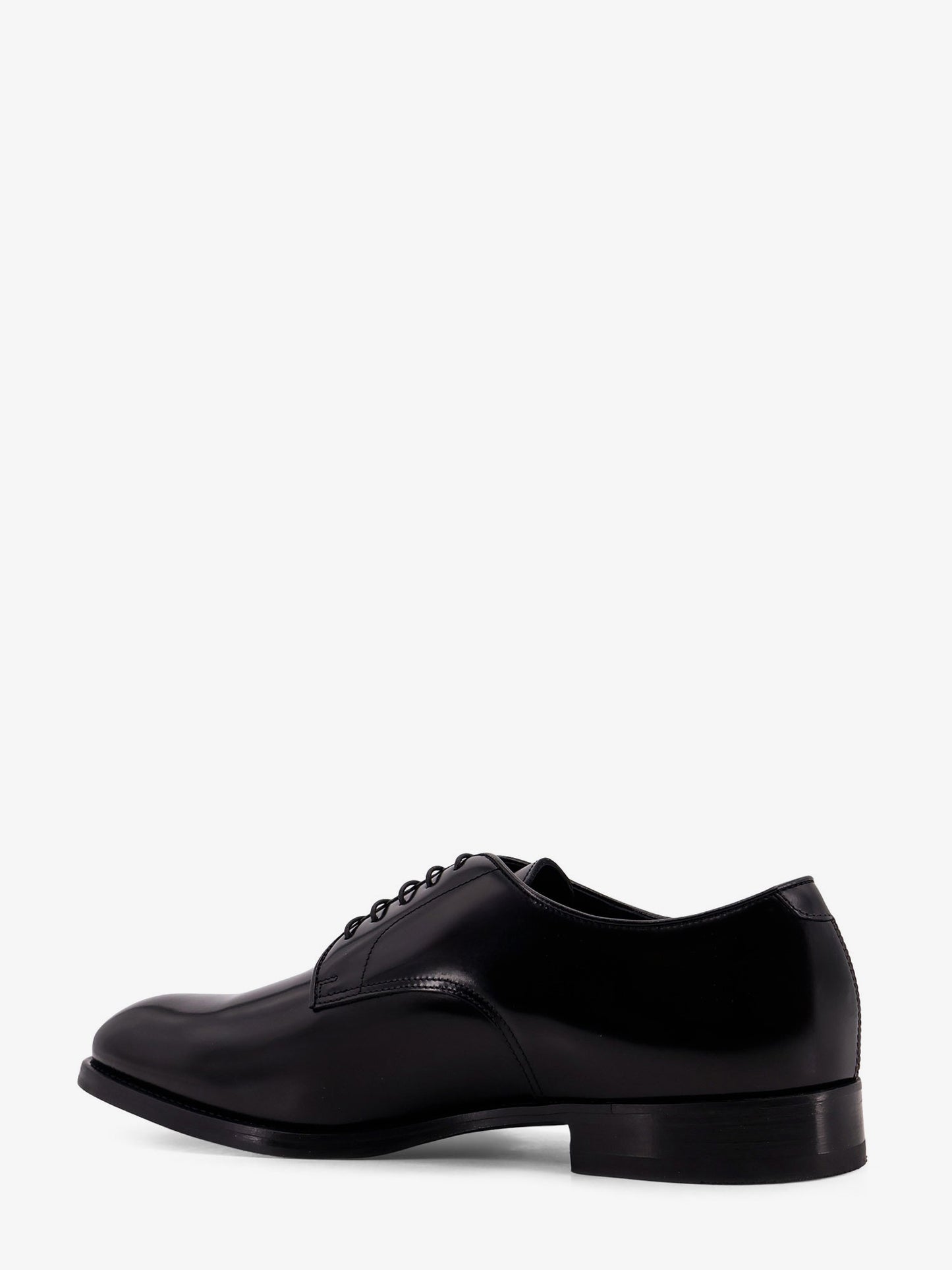 Leather lace-up