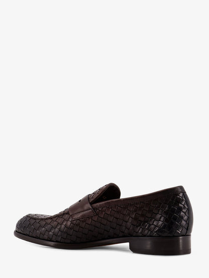 Adler leather loafers with woven pattern thumbnail