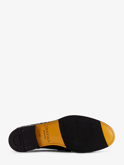 Adler leather loafers with woven pattern thumbnail