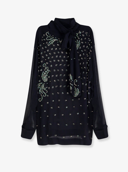 Viscose shirt with rhinestones thumbnail
