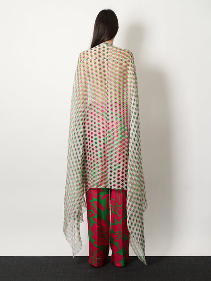 Multicolor silk dress thumbnail