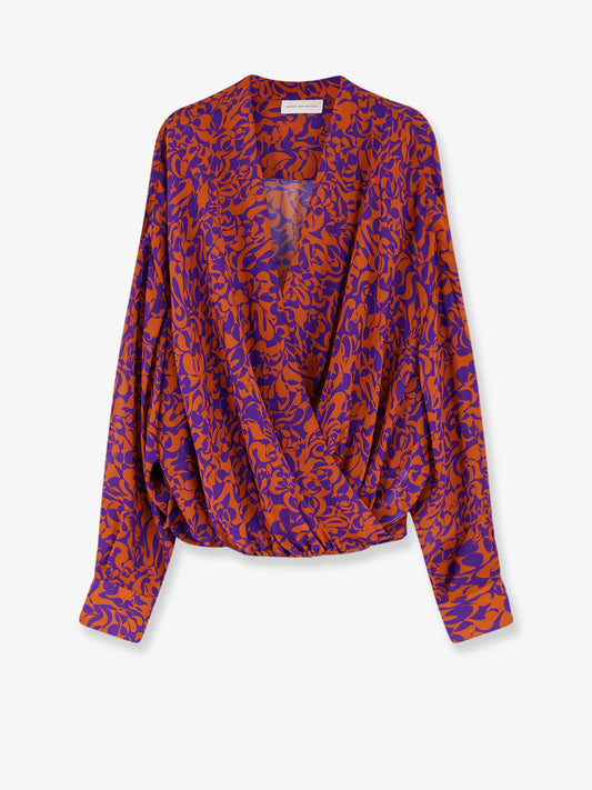 Camicia Camiel in cotone con stampa multicolore