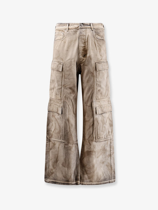 Cargo denim jeans