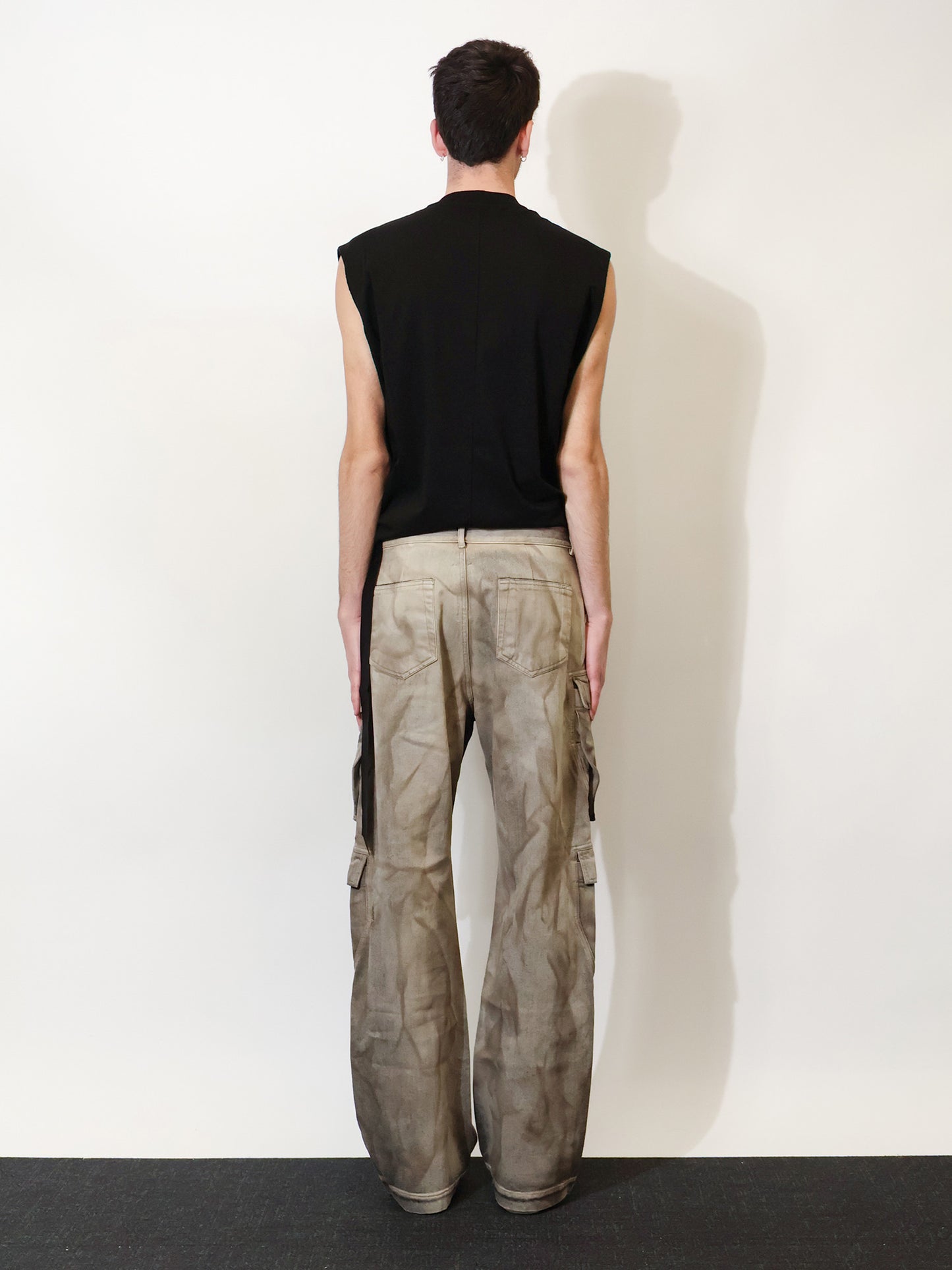 Cargo denim jeans