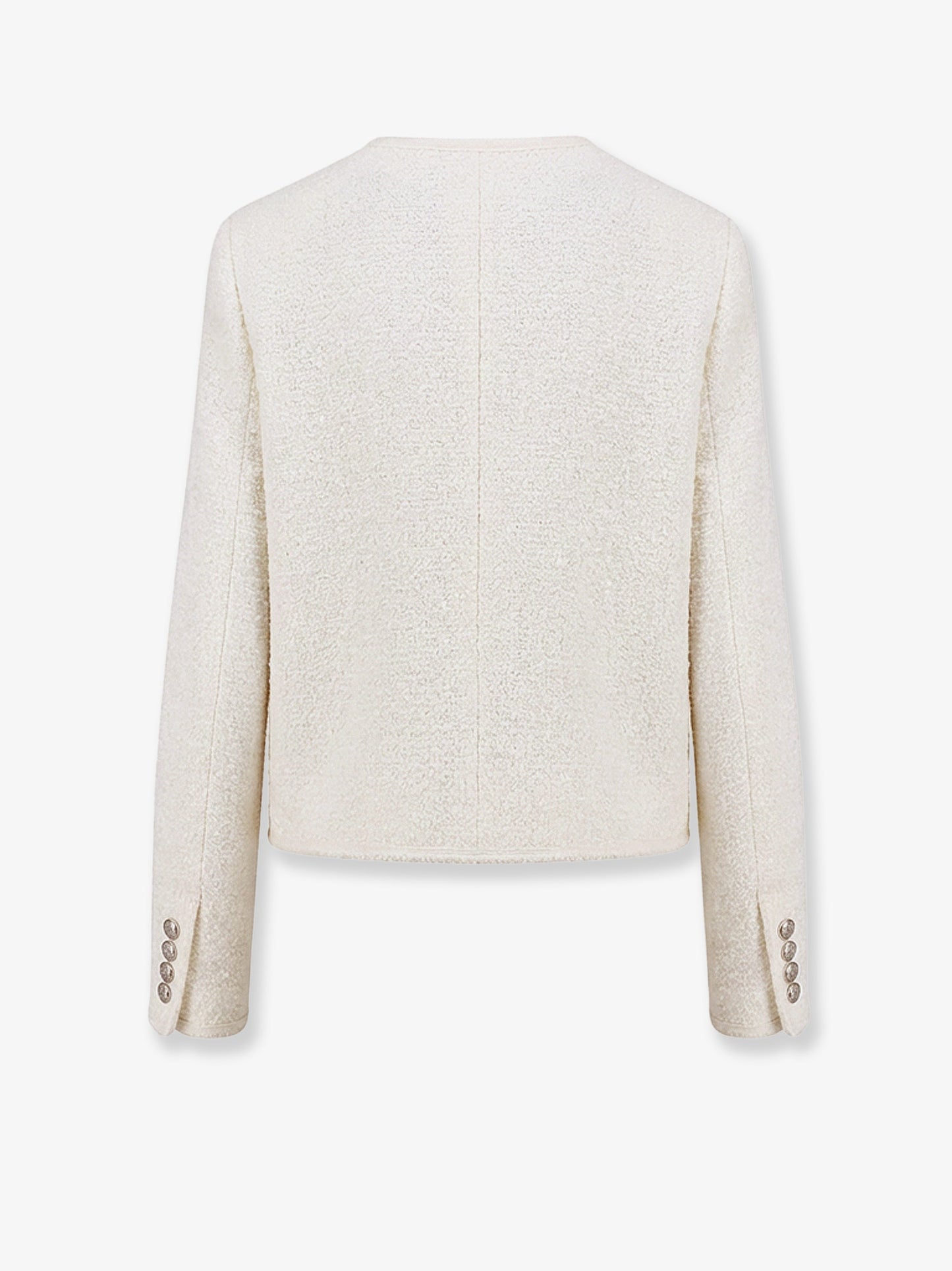 Unisex bouclé tweed blazer
