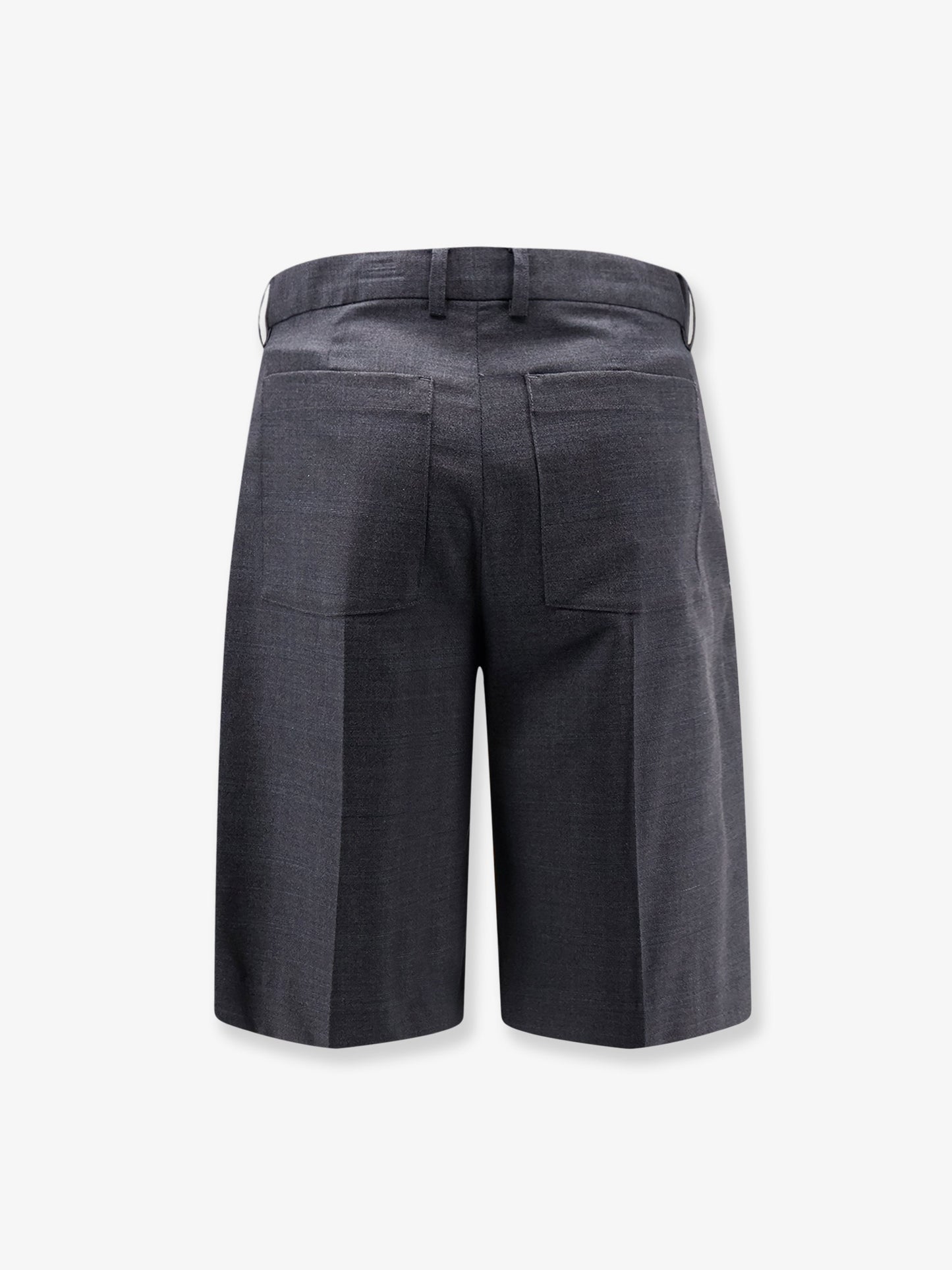 Bermuda Pleated Check in misto lana
