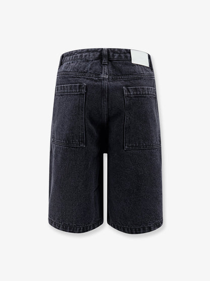 Bermuda in black denim thumbnail