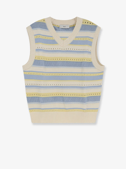 Unisex sleeveless cotton sweater thumbnail