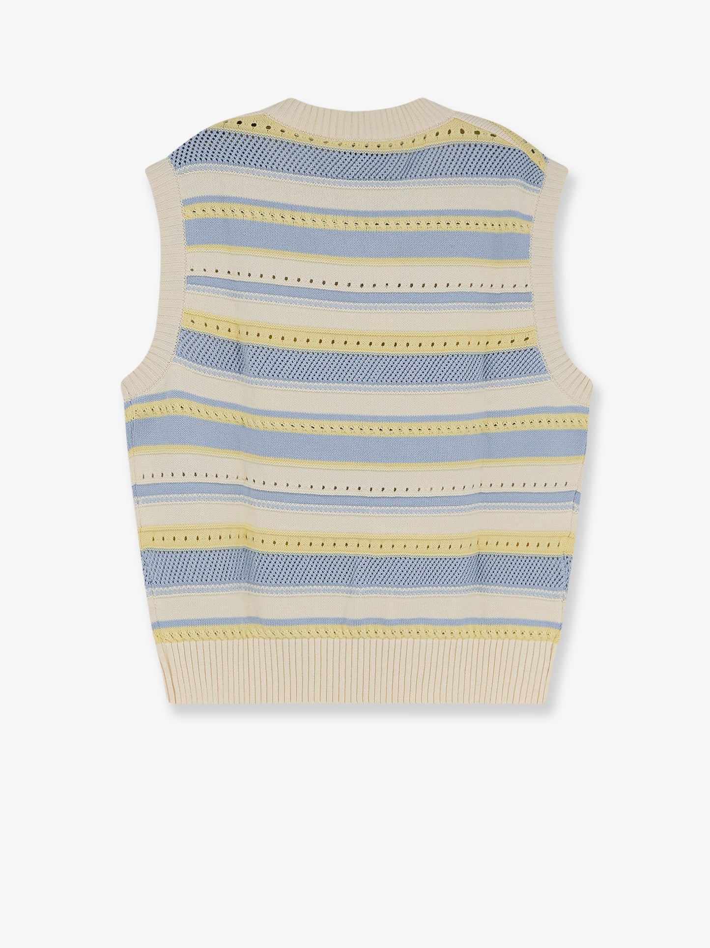 Unisex sleeveless cotton sweater