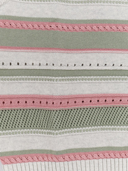 Unisex sleeveless cotton sweater thumbnail