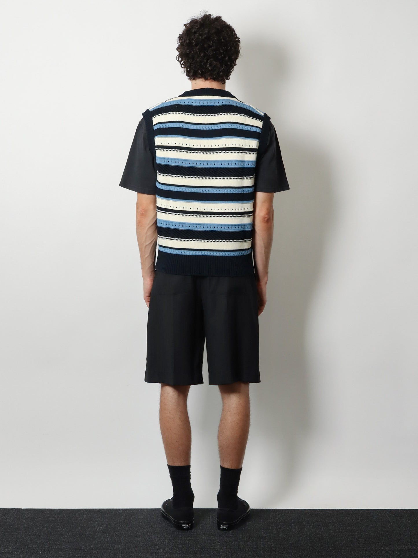 Unisex sleeveless cotton sweater