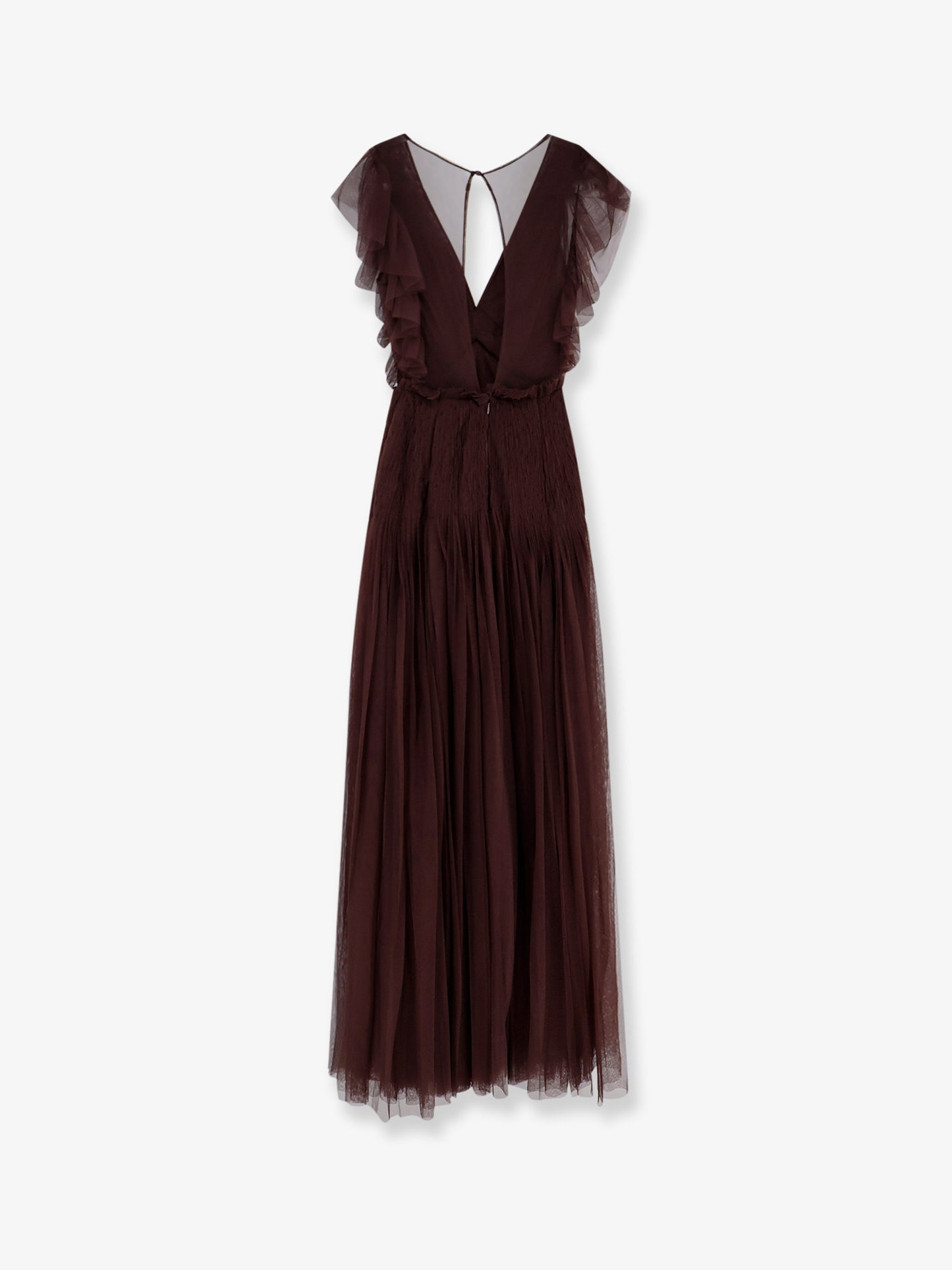 Red Carpet long dress with rhinestones detail