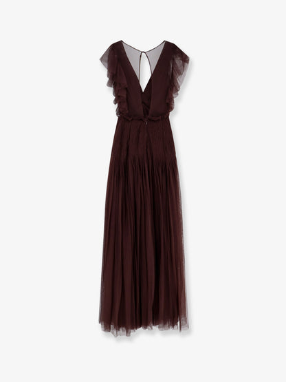 Red Carpet long dress with rhinestones detail thumbnail