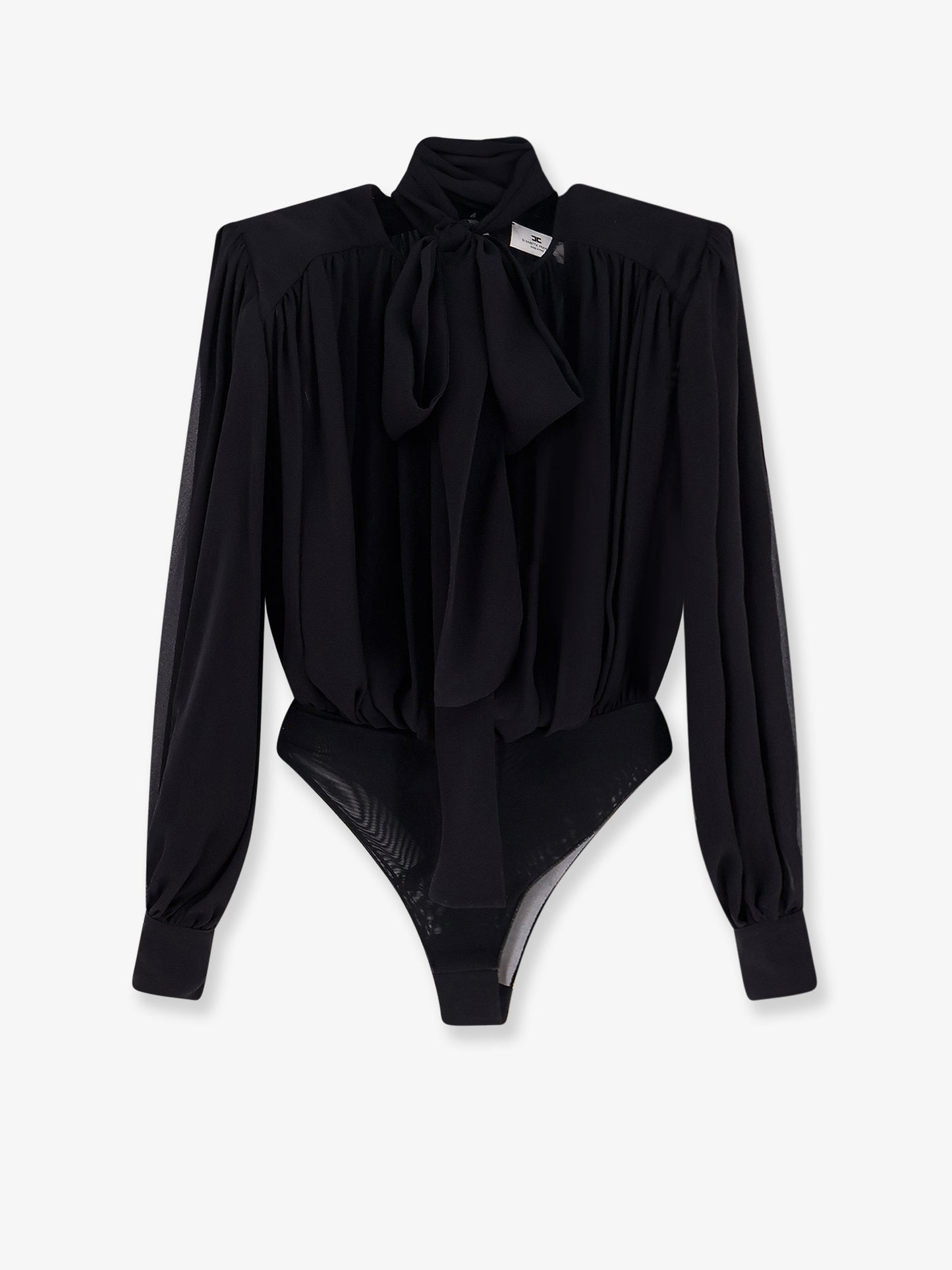 Silk shirt with body detail