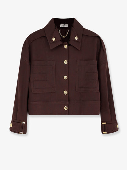 Cropped viscose jacket thumbnail