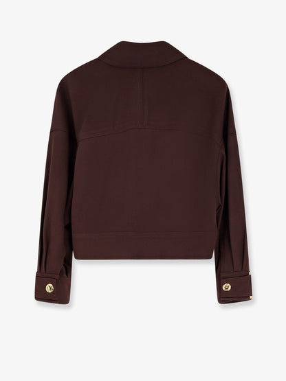 Cropped viscose jacket thumbnail