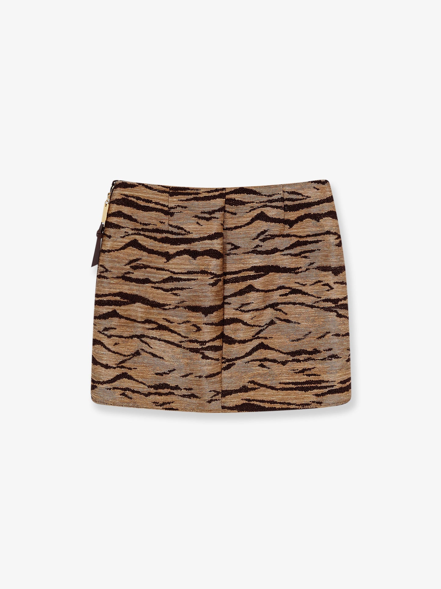 Embroidered mini skirt
