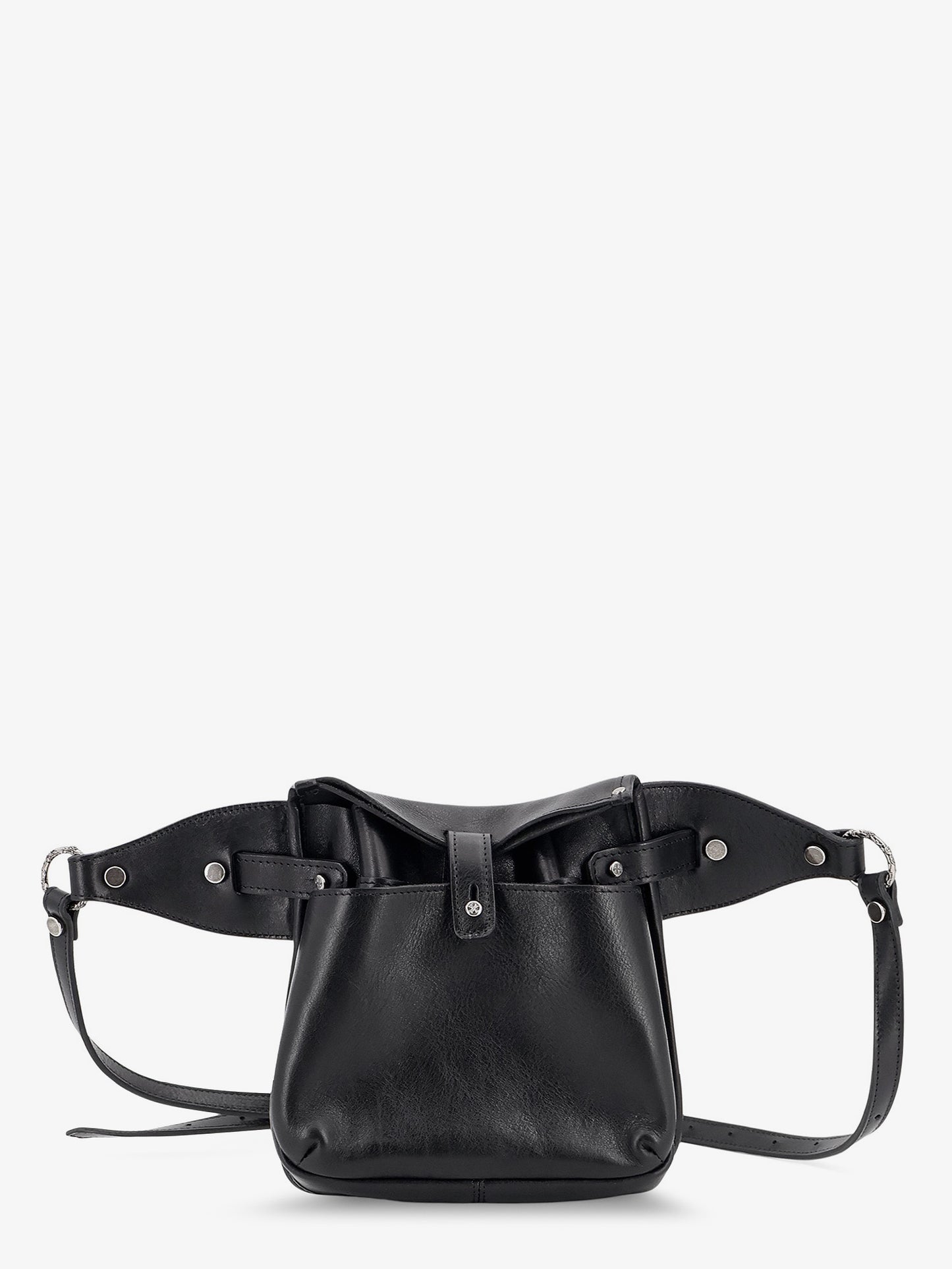 Leather shoulder bag