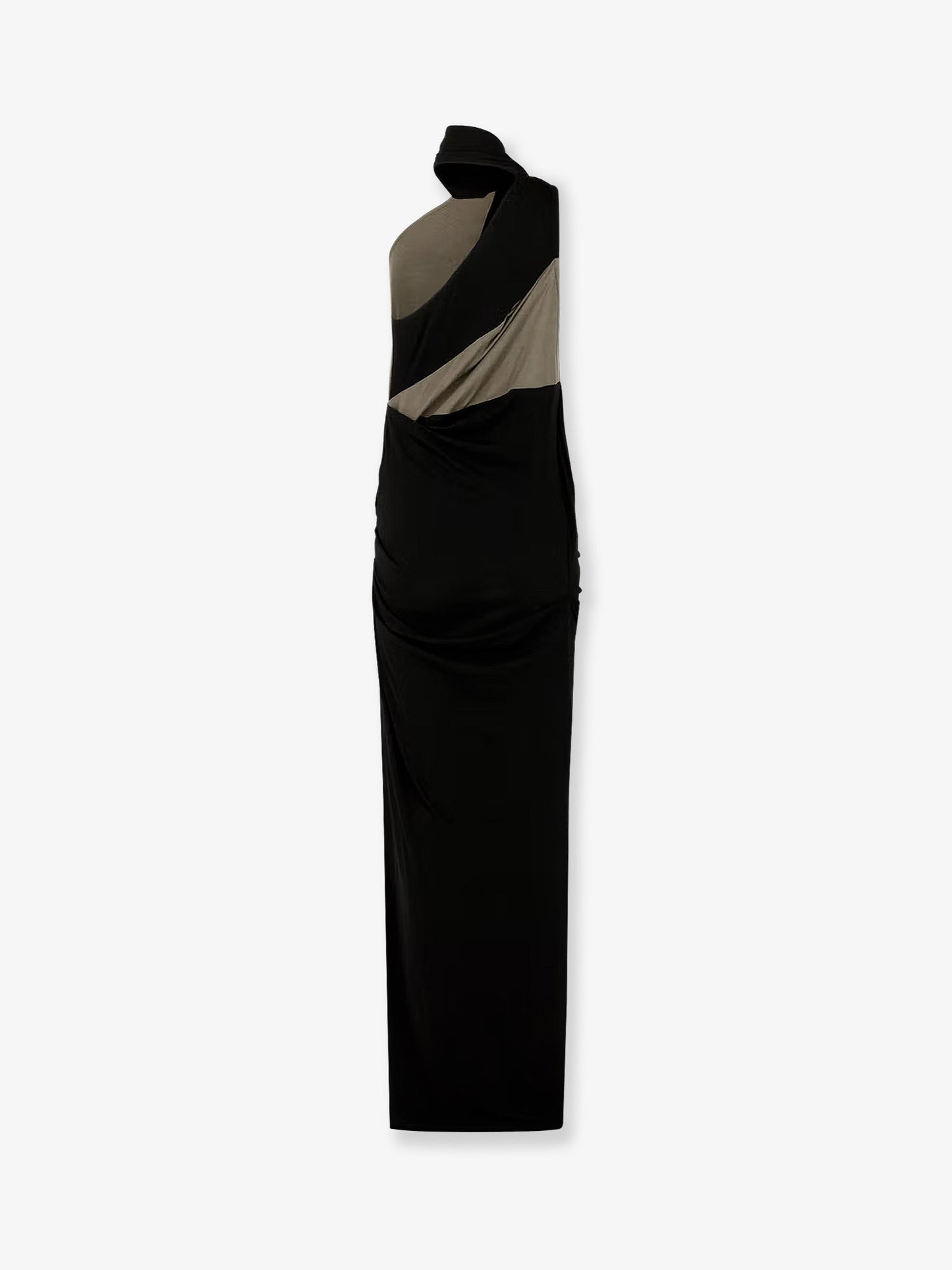 Cotton blend long dress
