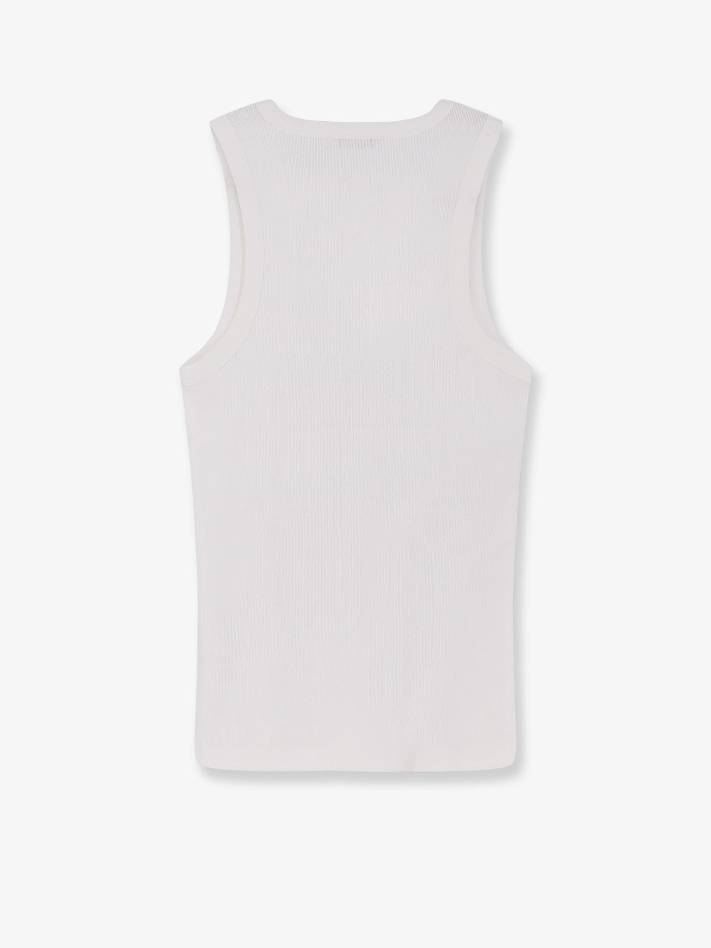 Ribbed cotton tank top
