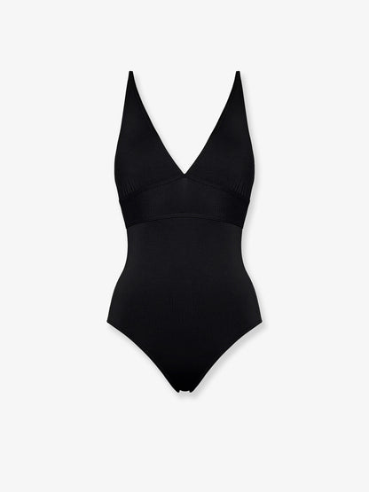 Larcin lycra one piece swimsuit thumbnail
