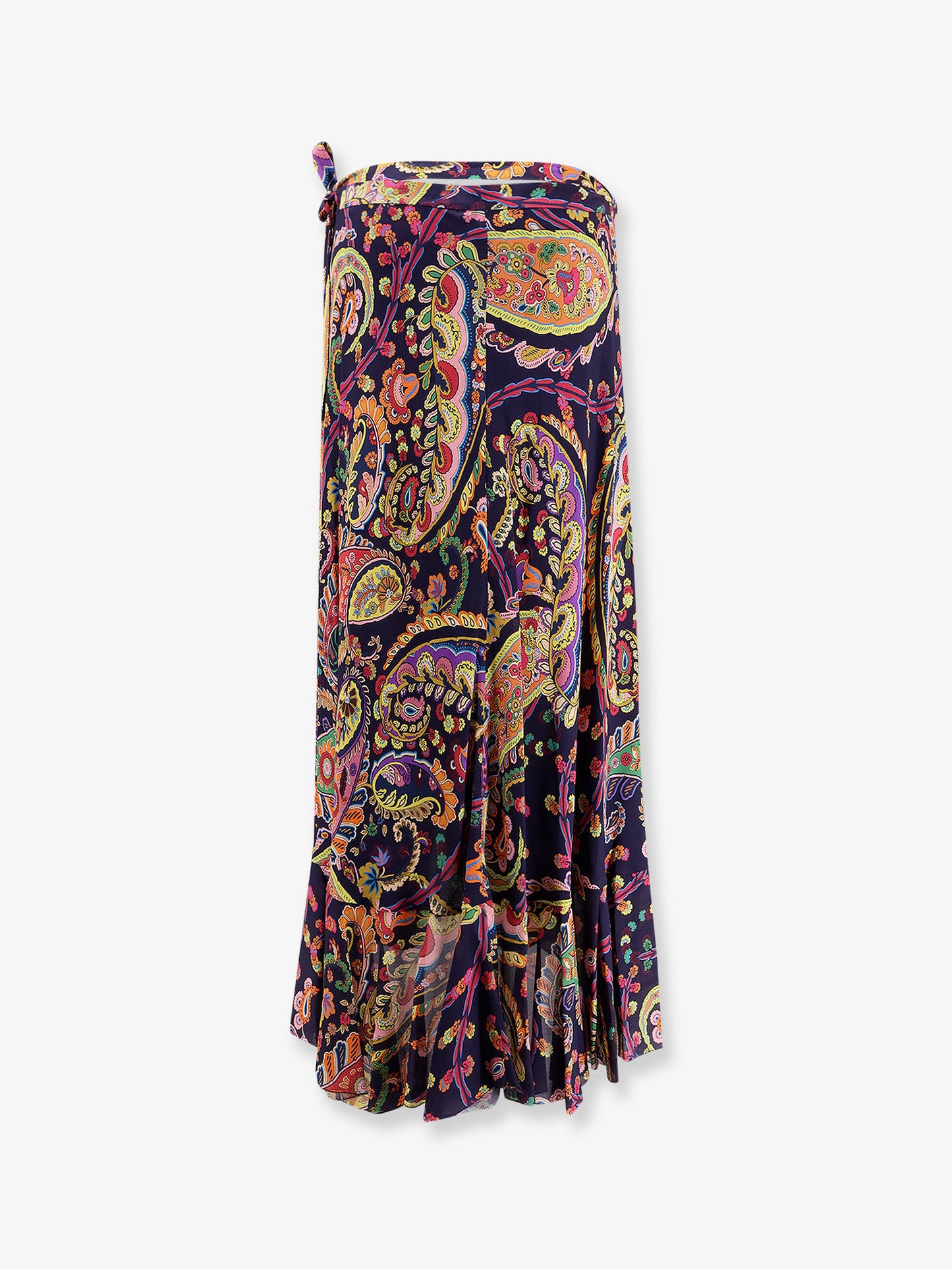 Multicolor viscose skirt