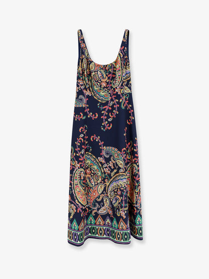Dress with iconic multicolor print thumbnail