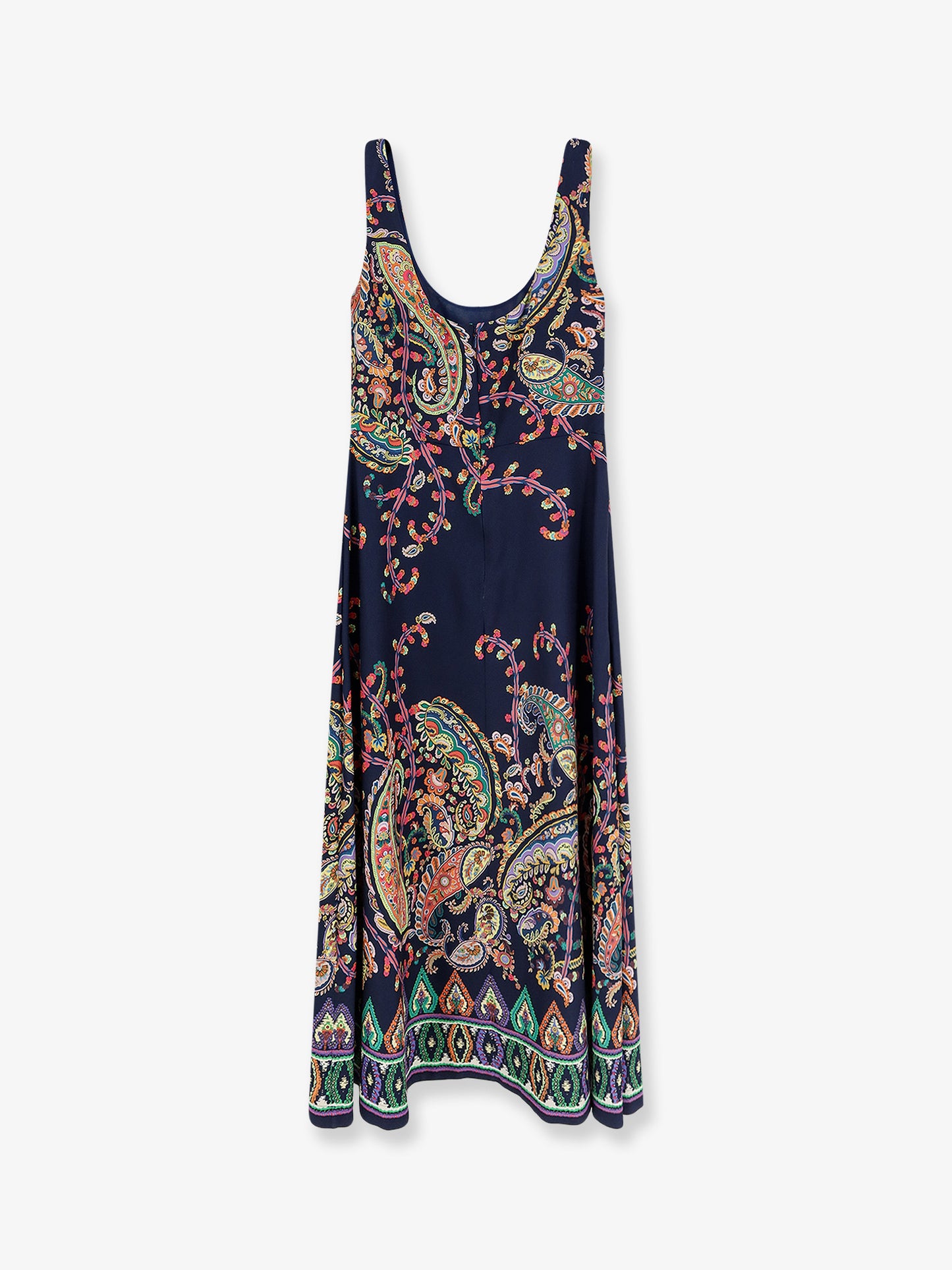 Dress with iconic multicolor print