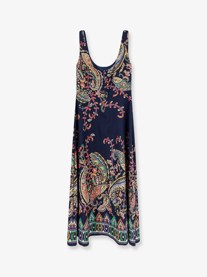 Dress with iconic multicolor print thumbnail
