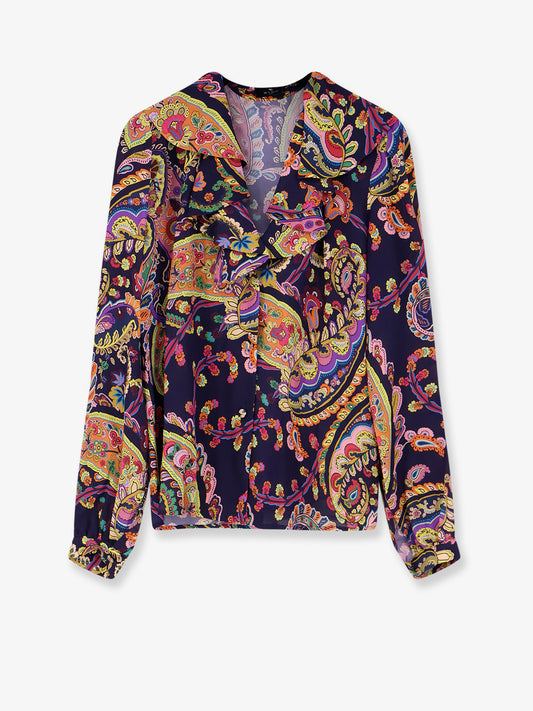 Multicolor viscose shirt
