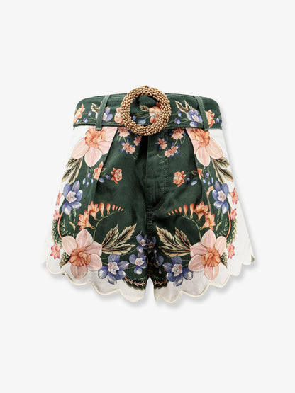 Shorts Berry Garden in cotone con stampa floreale thumbnail