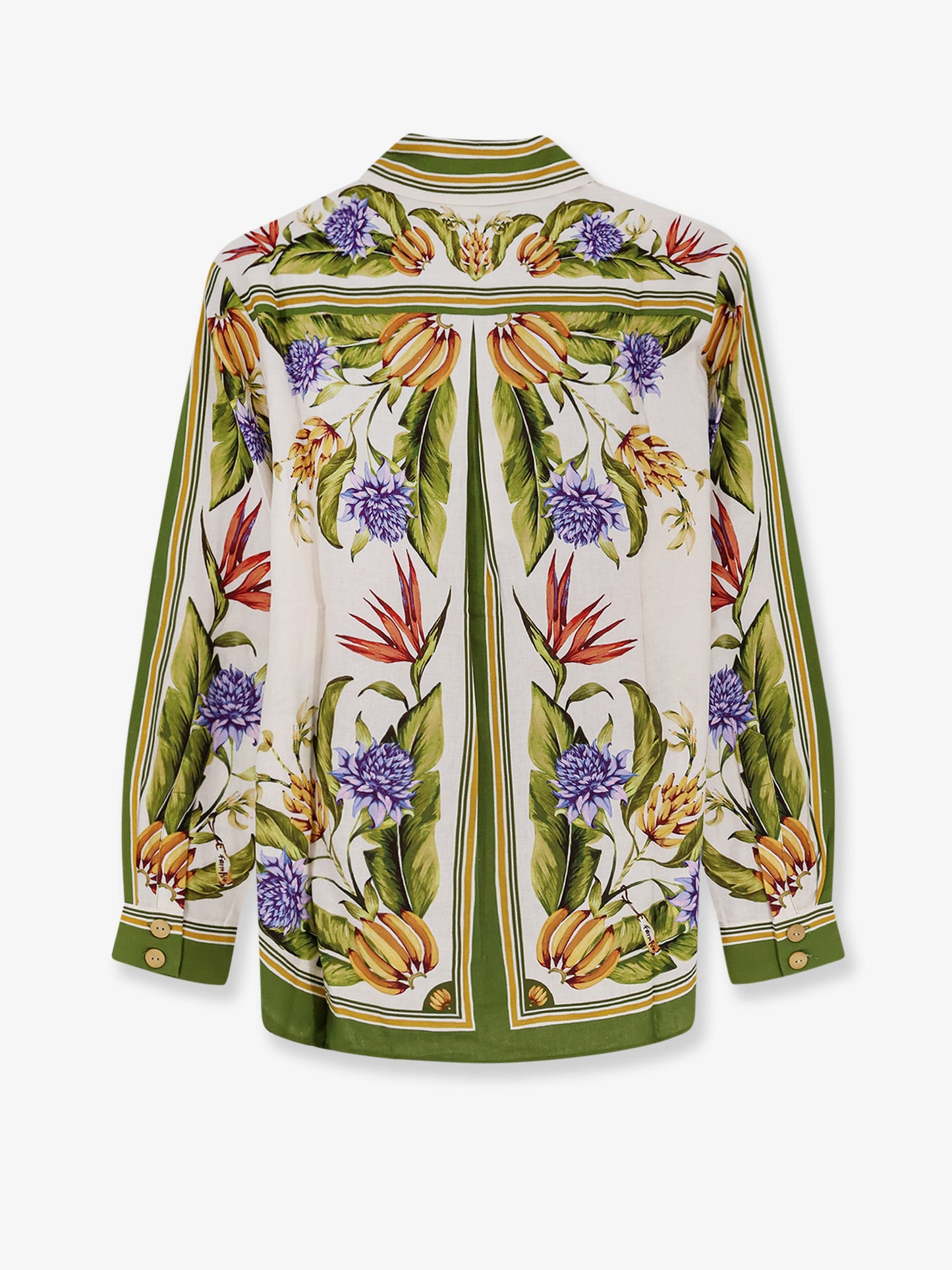 Tropical linen and viscose
