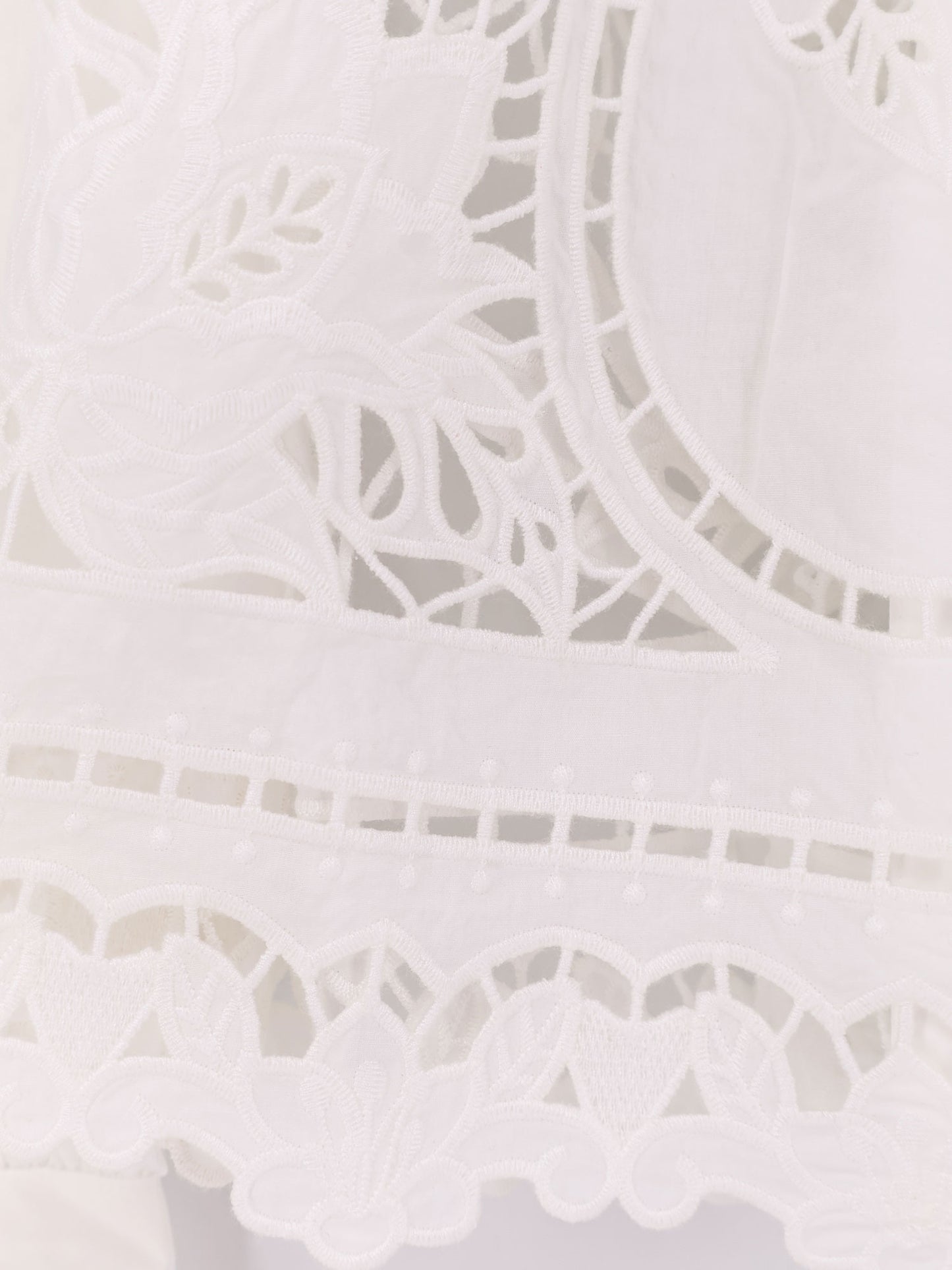 Camicia Richilieu in cotone organico
