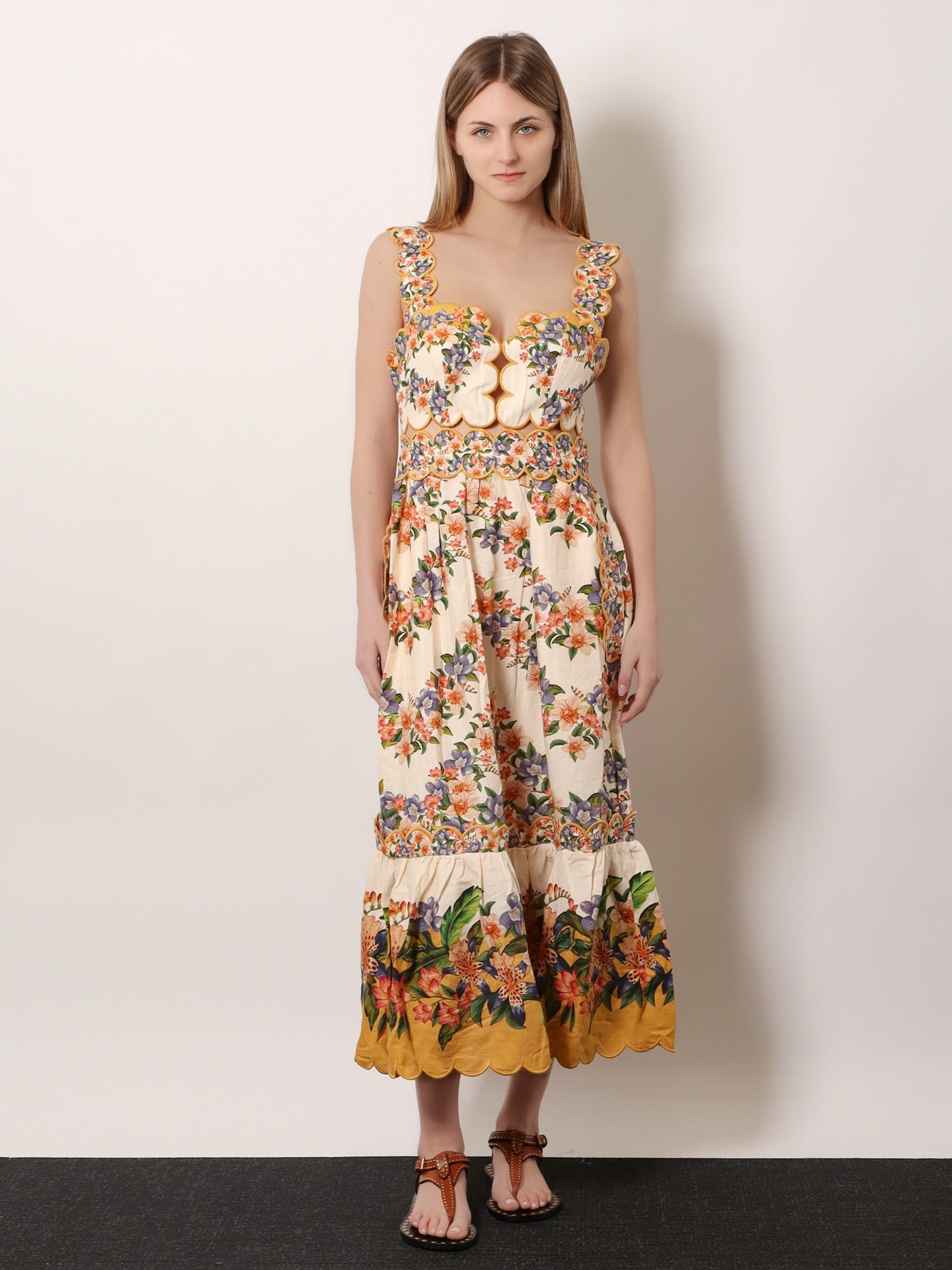 Hilo multicolor linen and viscose