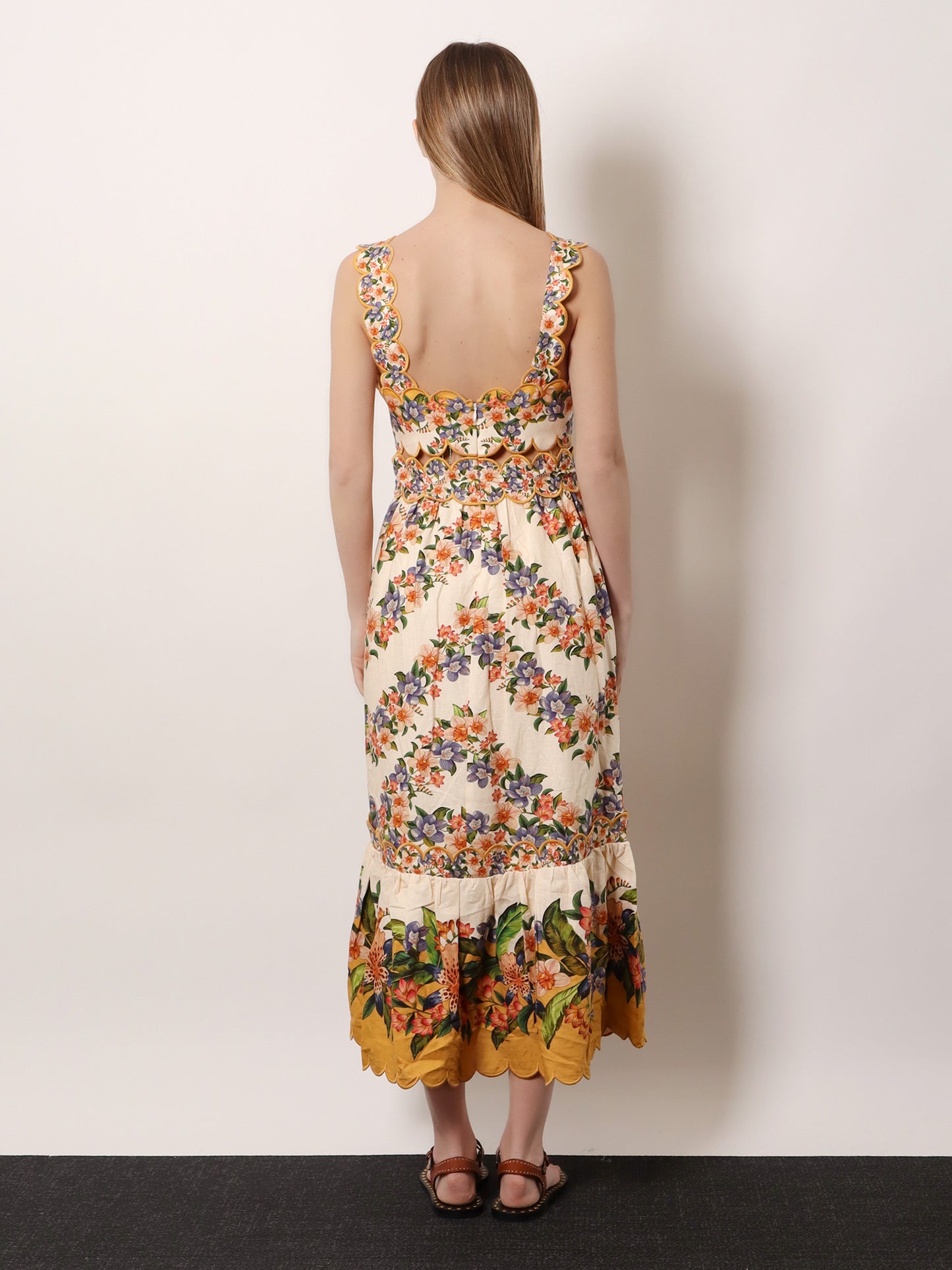Hilo multicolor linen and viscose