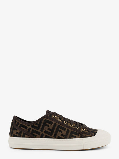 Fendi Domino FF jacquard fabric sneakers thumbnail