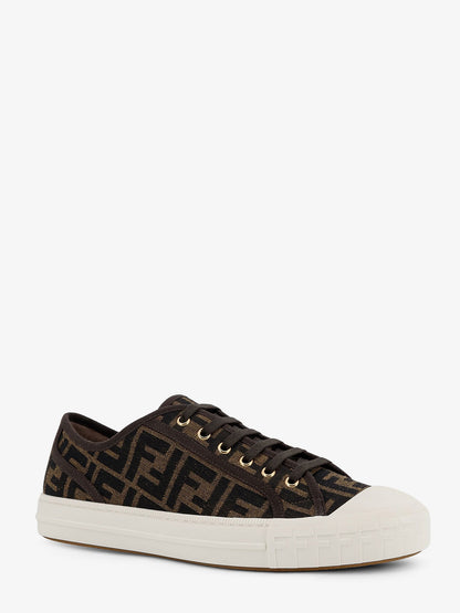 Fendi Domino FF jacquard fabric sneakers thumbnail