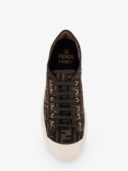 Fendi Domino FF jacquard fabric sneakers thumbnail