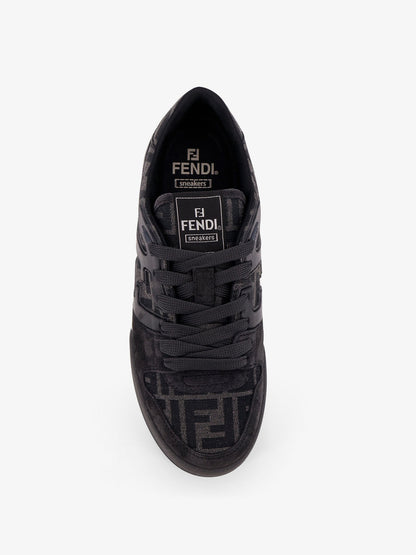 Fendi Match sneakers in FF jacquard fabric and suede thumbnail